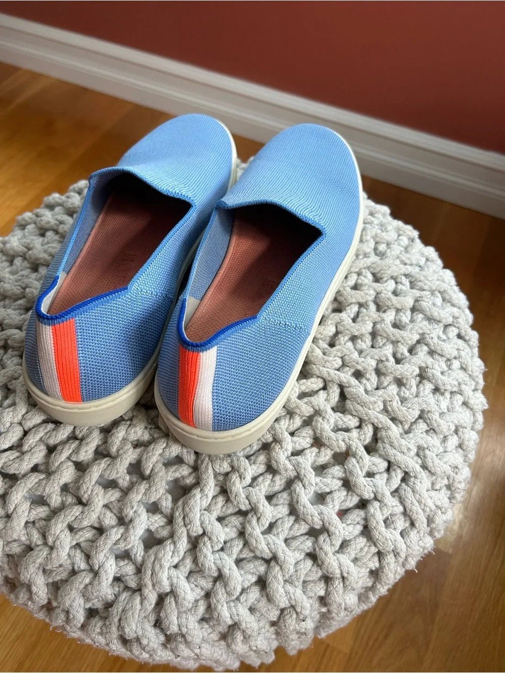 Rothy’s Slip on sneakers in color Boardwalk. Size 10.5
